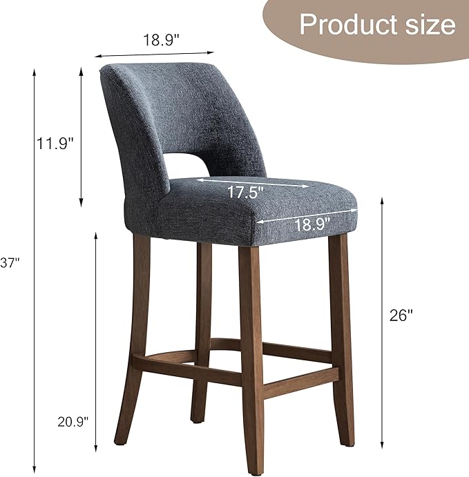 Counter Height Bar Stools - Navy Blue