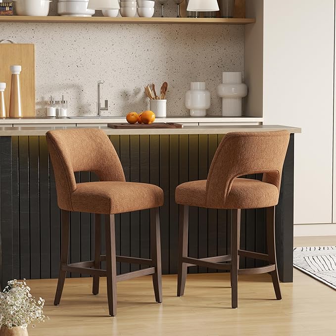 Counter Height Bar Stools - Orange