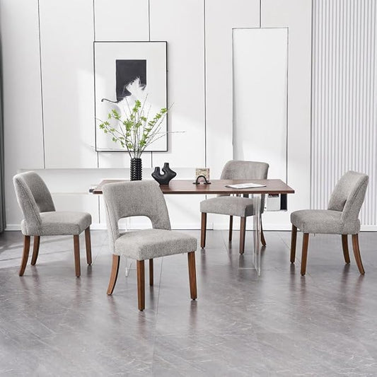Dining Chairs Set of 4 - Grey