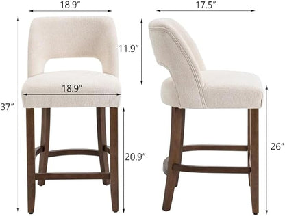 Counter Height Bar Stools - White