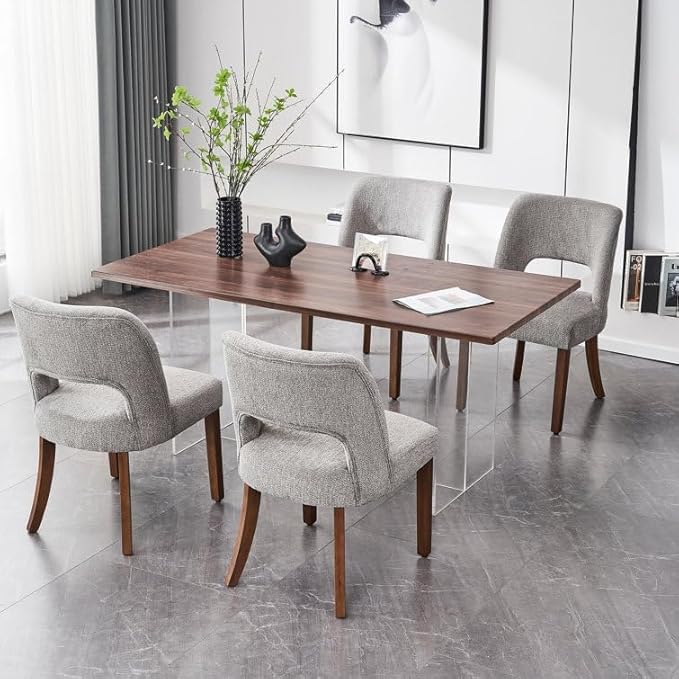 Dining Chairs Set of 4 - Grey