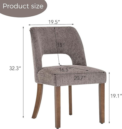 Dining Chairs Set of 4 - Brown