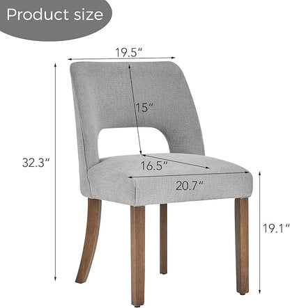 Dining Chairs Set of 4 - Grey