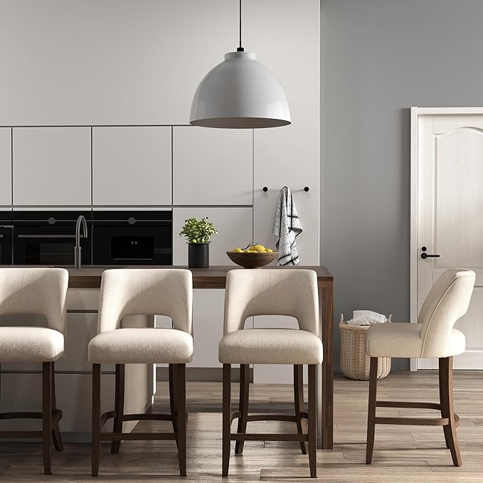 Counter Height Bar Stools - White