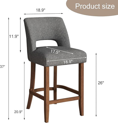 Counter Height Bar Stools - Charcoal