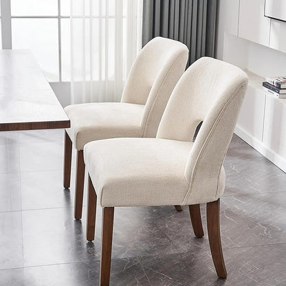 Dining Chairs Set of 4 - Cream