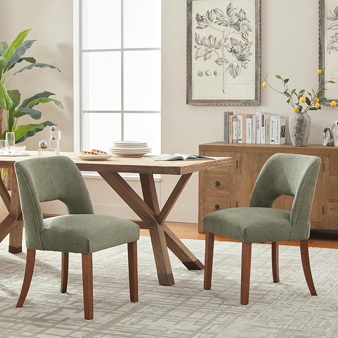 Dining Chairs Set of 4 - Green