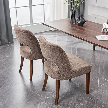 Dining Chairs Set of 4 - Brown