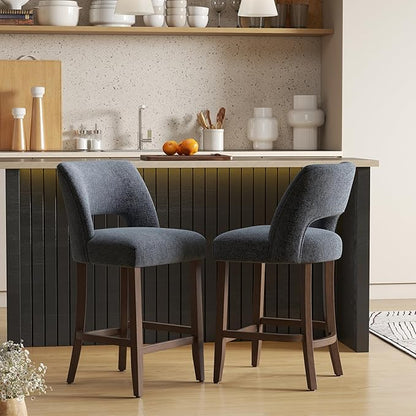 Counter Height Bar Stools - Navy Blue