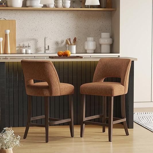 Counter Height Bar Stools - Orange