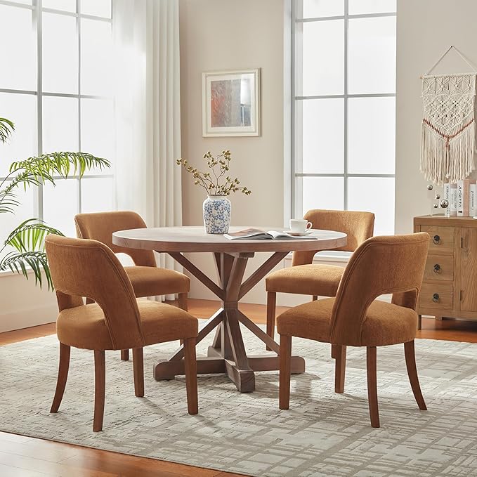 Dining Chairs Set of 4 - Orange