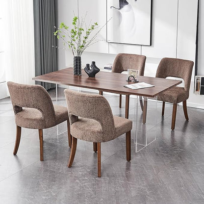 Dining Chairs Set of 4 - Brown