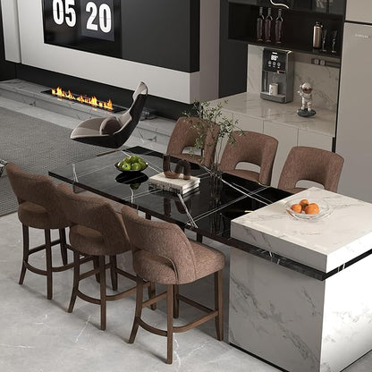 Counter Height Bar Stools - Brown
