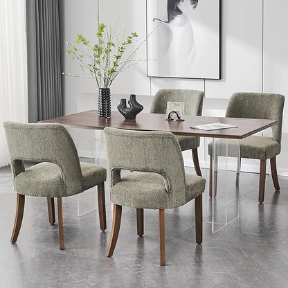 Dining Chairs Set of 4 - Green