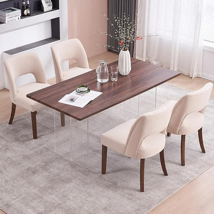 Dining Chairs Set of 4 - Beige