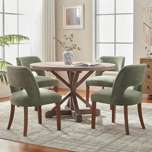 Dining Chairs Set of 4 - Green