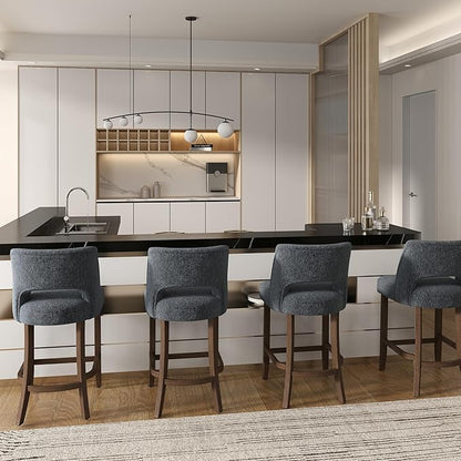 Counter Height Bar Stools - Navy Blue