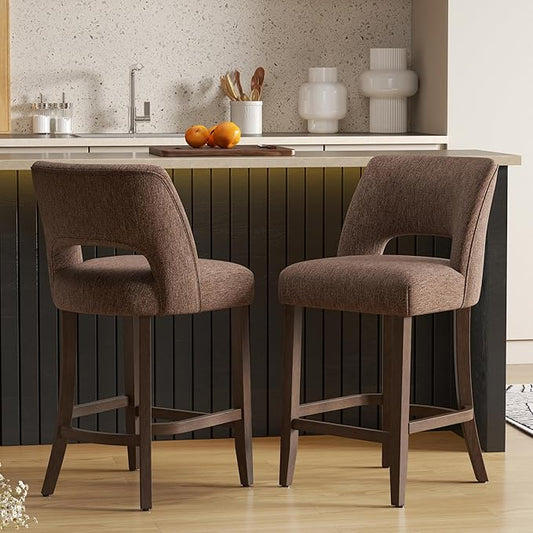 Counter Height Bar Stools - Brown